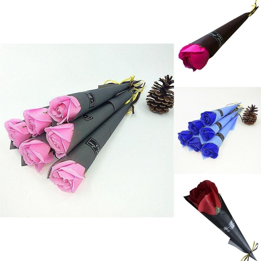 Exquisite Künstliche Rosen Seifenblume Ewiger Einzelstrauß Für Heim- Und Hochzeitsdeko