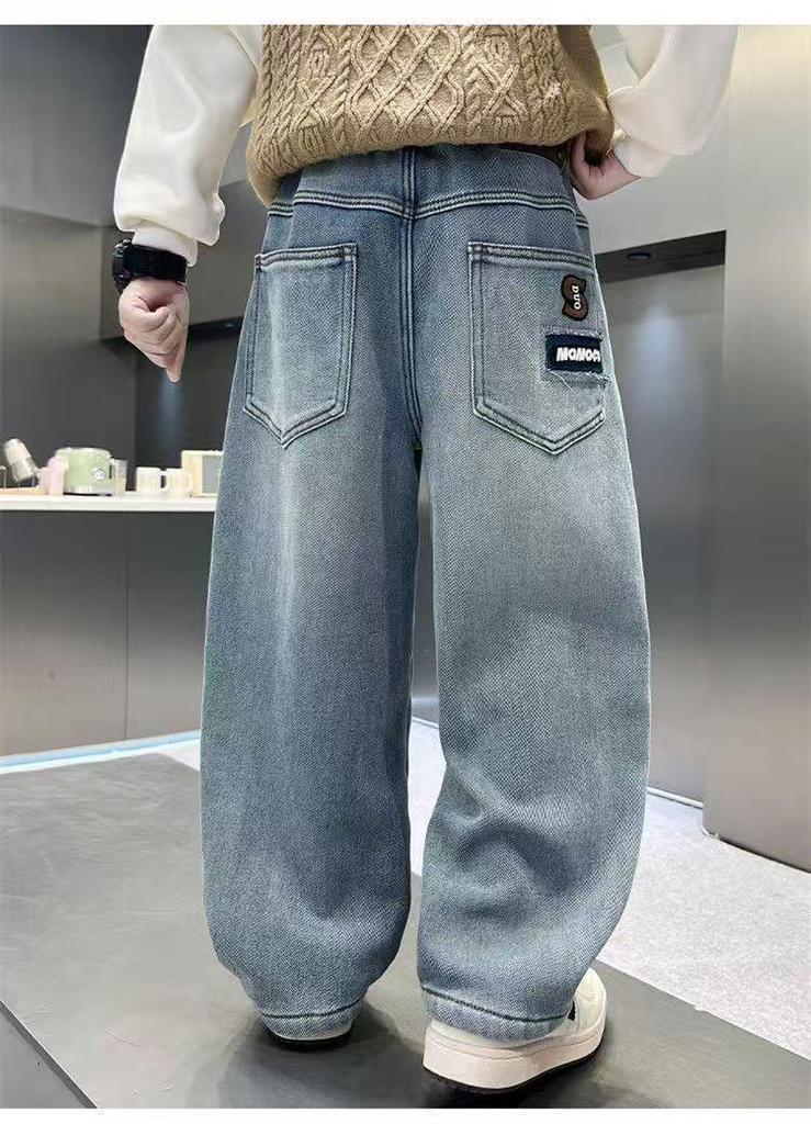 Trendy Losse Jeans voor Jongens: Lente/Herfst Stijl voor Kinderen 8-12