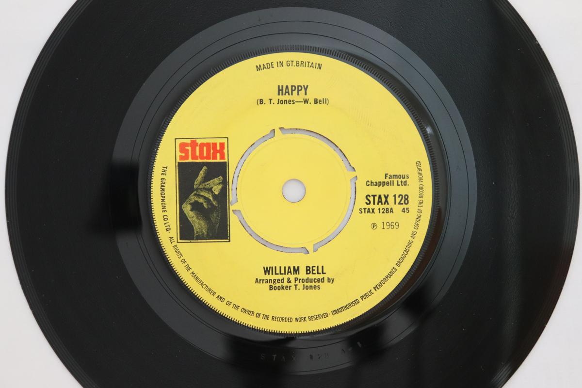 

7inch Record WILLIAM BELL - Happy STAX128 Stax 1969 UK Soul/Funk Used