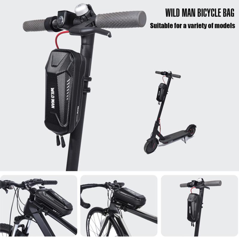 1l Mtb Bike Front Tube Bag Hard Shell Electric Scooter Bag Compatible For M365 / M365 Pro Cycling