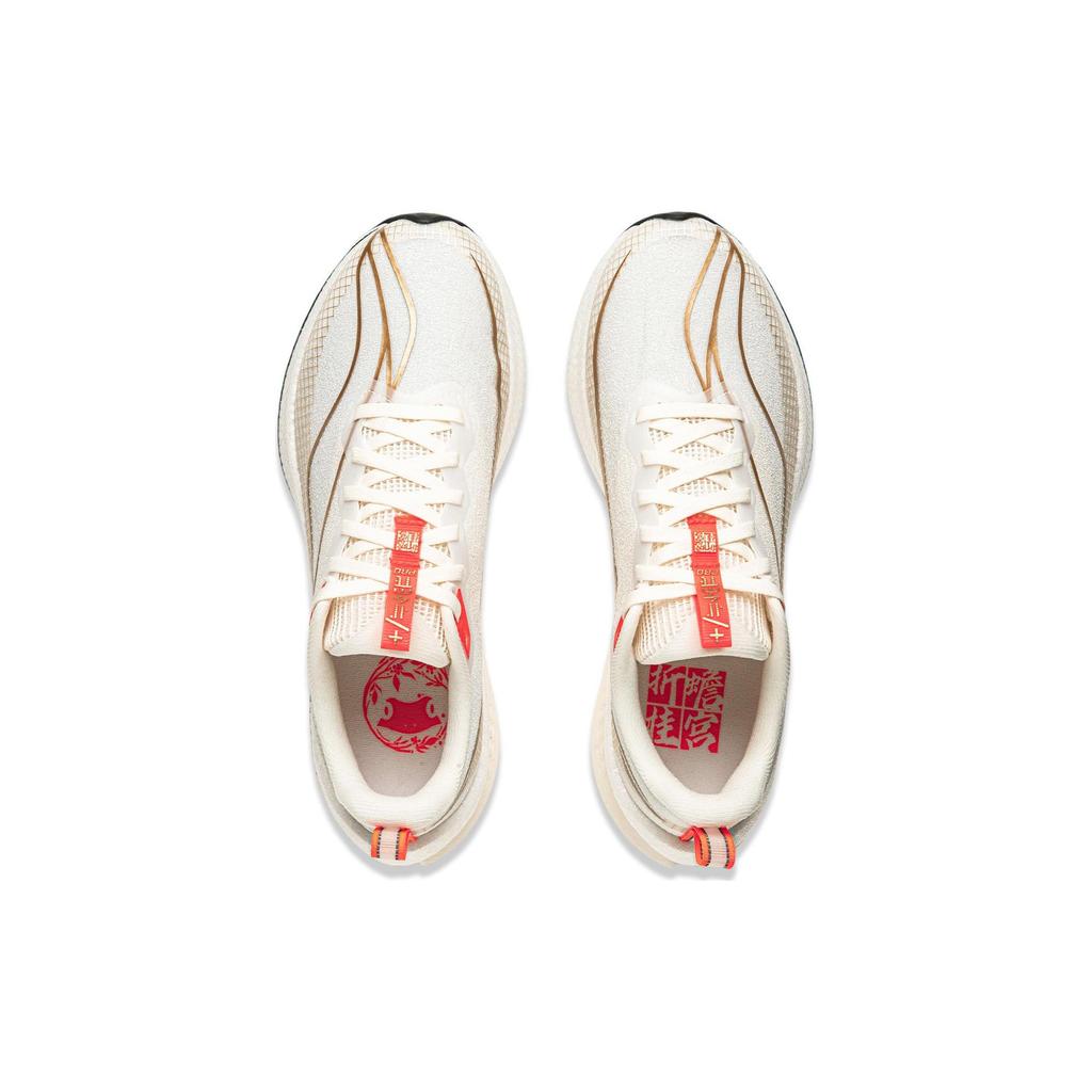 Li Ning Red Hare 7 Pro Cushioning Slip Resistant Low Top Running Shoes Women's Standard White ARPU002-30