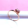 Russia 585 Purple Gold Small Waist Live Ring Plated Rose Gold Exquisite Versatile Fashion Colored Gold Women