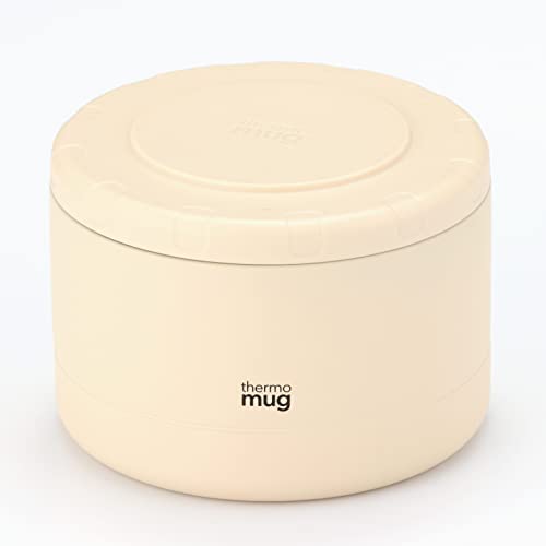 THERMO MUG Thermo Mug Container, Insulated Lunch Jar, Ivory, C20-21, 210ml