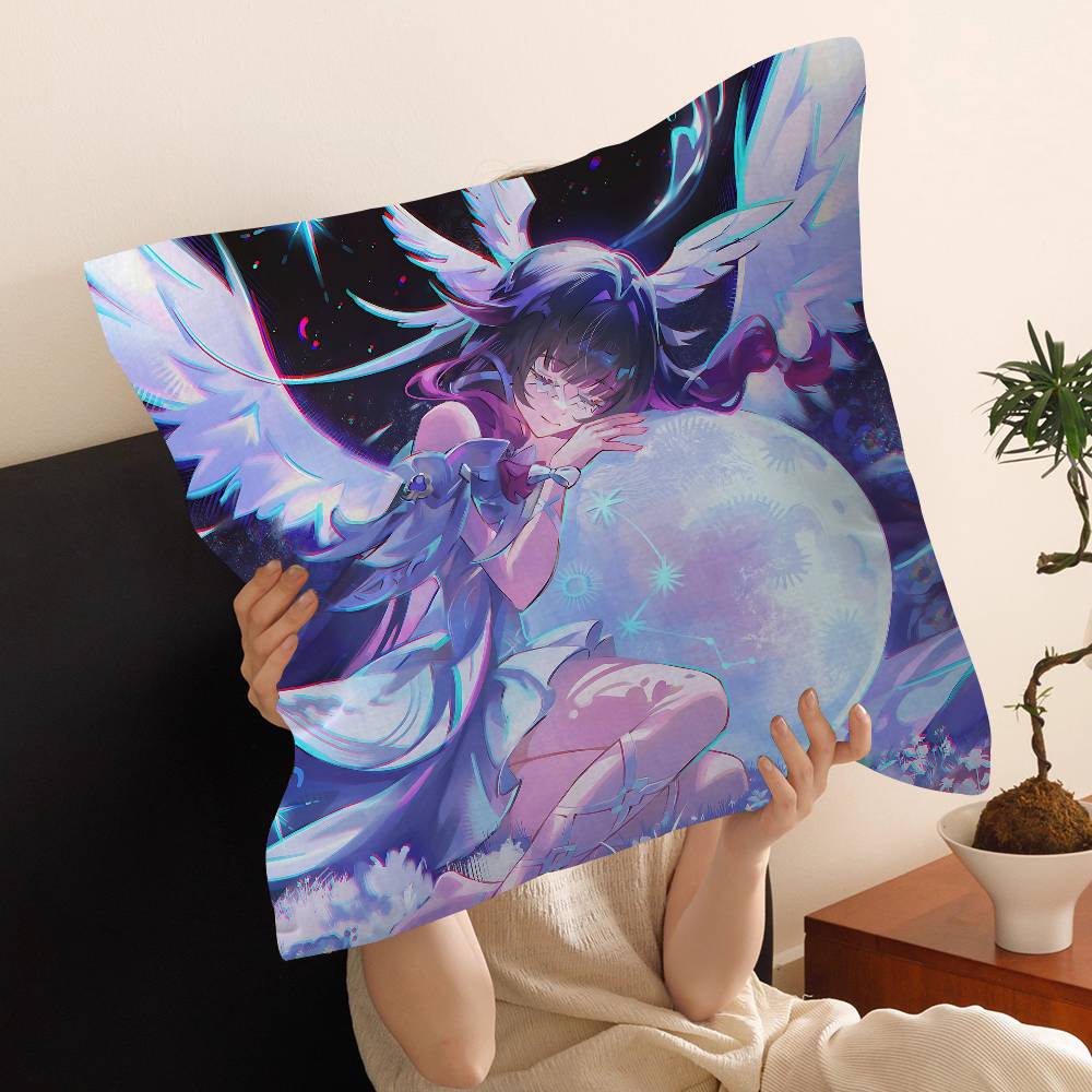 Genshin Impact Columbina Lucky Dragon Pillow Cover Sofa Cushion Cover Home Room Decoration Children Gift