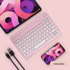 Wireless Bluetooth Keyboard with Round Keycaps for Apple & Huawei Tablets/Phones