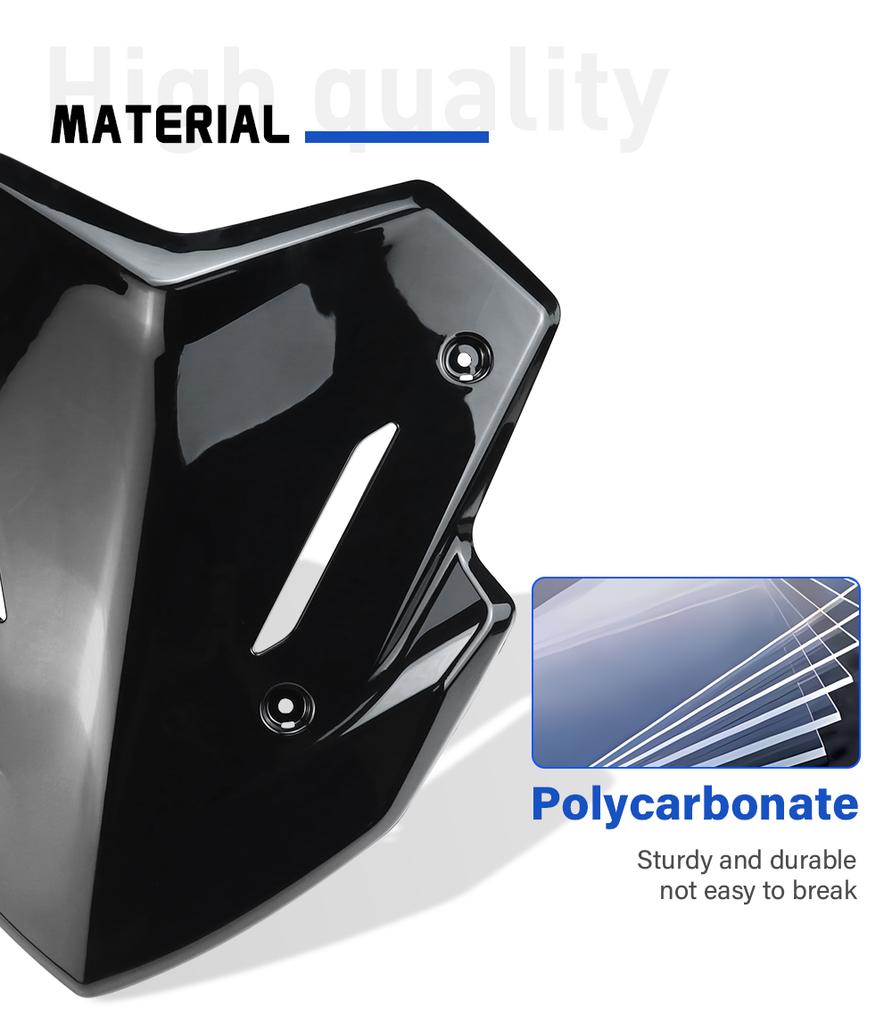 New XMAX 125 Motorcycle Windshield For Yamaha XMAX 125 Tech MAX+(2025) Front Windshield Reflector Windscreen Fairing Fly Screen