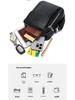 Men's High-End Genuine Leather Messenger Bag - Large Capacity, First Layer Cowhide Shoulder Bag