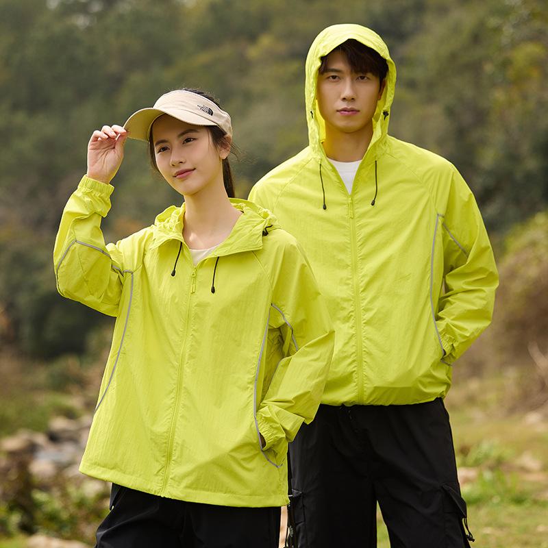 1A antibacterial outdoor sunscreen clothing men's and women's summer thin breathable anti-ultraviolet fishing clothing sunscreen jacket
