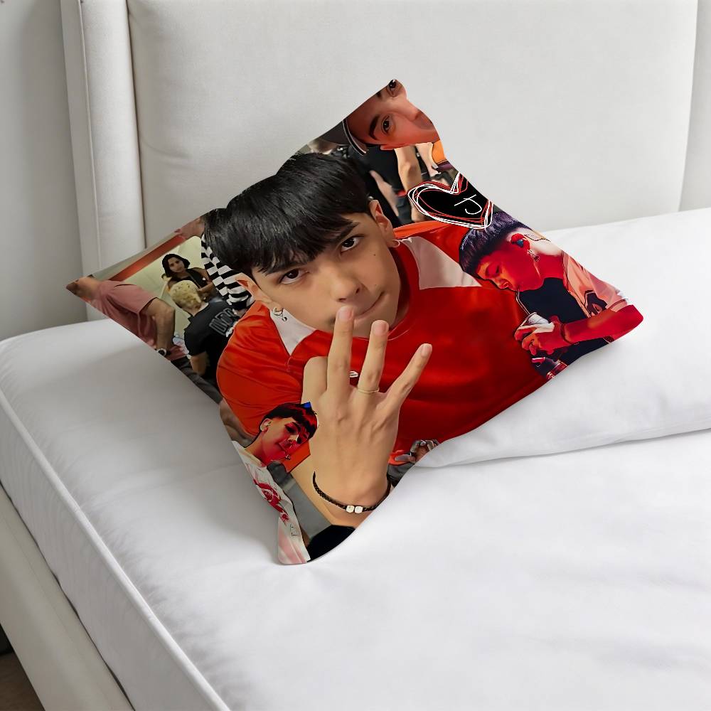 MMilo J Singer Square Pillow Cover Decorative Throw Pillow Case for Sofa Couch Bed Home Car Living Room Decoration