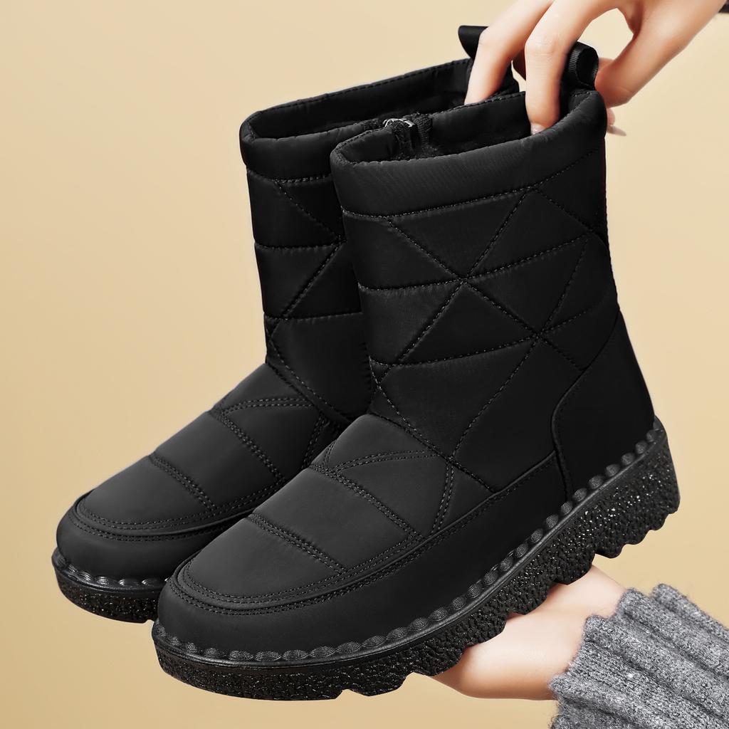 Shoes Women's Snow Boots Cold-proof and Warm Winter Shoes Velvet Shoes Thickened Boots Cotton Shoes Women's Winter