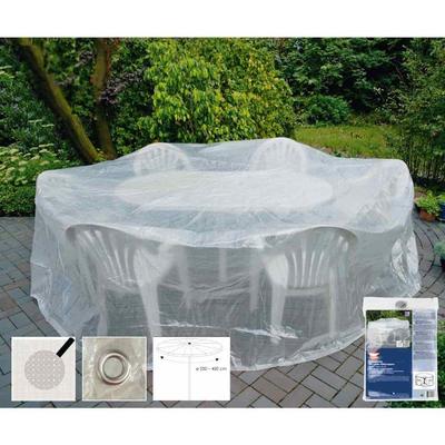 Transparent Protective Cover for Round Seat Set, Approx. 320x93