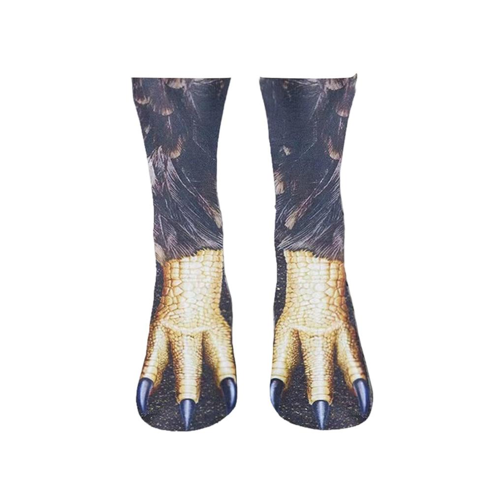 Children's Animal Socks Digital Printing Simulation Socks Fun And Funny