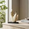 Abstract Sculpture Minimalist Statue Modern with Rectangular Base for Art Lovers,