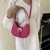 Trendy Pu Material Cross-border New Fashion Shoulder Bag Underarm Bag For Women
