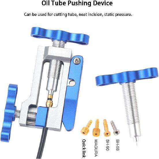 Oil e Pushing Device Emergency for Bicycle Placement Tools sy Install Multifunction Practical Bike ing Cutter Repair T Heads Compact Home Needle