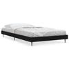 VidaXL Bed Frames Black 90x200 Cm Engineered Wood 832270