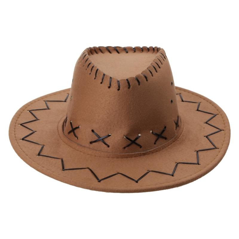 Fashion Simple Kids Cowboy Hat Western Child Cowgirl Hats Halloween & Birthday Costumes Accessories Holiday Decorations
