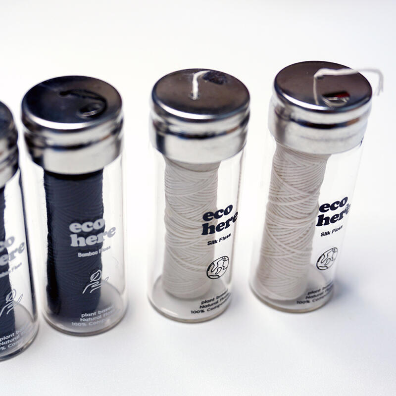 

eco here 100% natural dental floss_natural silk dental floss ECO HERE dental floss