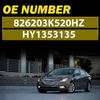 Fit 2008-2010 Sonata Front Hyundai 826203K520HZ Interior Black Right Handle Door