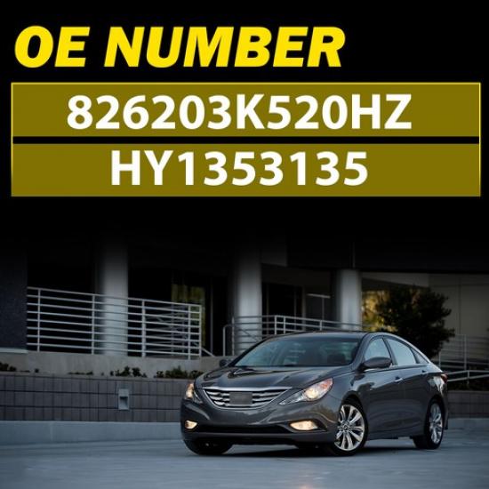 Fit 2008-2010 Sonata Front Hyundai 826203K520HZ Interior Black Right Handle Door