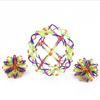 2Pcs Expandable Magic Ball Large Retractable Ball Toy Stress Relief Breathing Ball Colorful Magic Toys Yoga Relaxation Gift