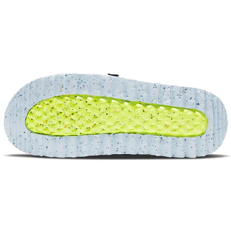 Nike Asuna Crater Slide Platinum Lint Volt Chambray Blue Black DJ4629-001