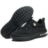 New Men's Rotary Buckle Safety Shoes Anti-Impact Anti-Piercing Lightweight Work Boots Fashion Sporty Design for Outdoor Pro