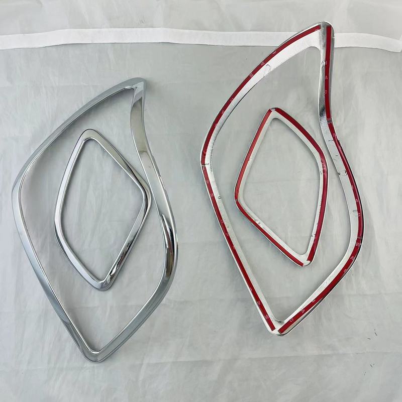 2PCS New ABS Chrome Car Accessories Plated Head Lamp Cover Trim Paste Style For Lexus LX470 470 1998 1999 2000 2001 2002 2003