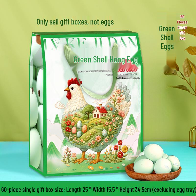 Eco-Friendly Custom Egg Gift Box - Holds 30/60 Eggs