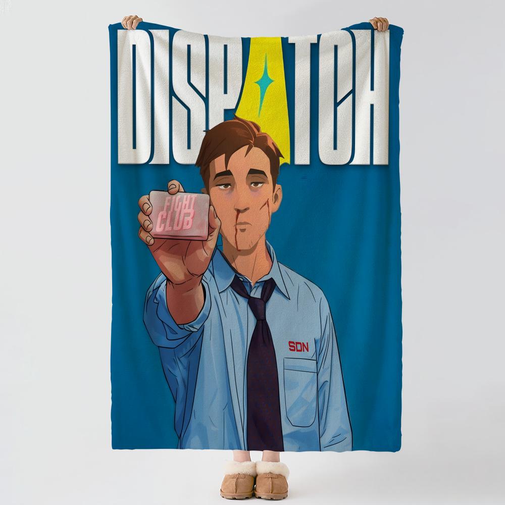 music D-Dispatch-h Throw Thick Comfort Flannel Quilt, Multi-scene Use Indoor Outdoor Daily Nap