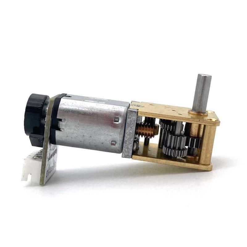 1218 N20 Worm Gear Motor Encoder DC 3V 6V 12V Single Dual Shaft Geared Motor Electric Mini Micro Low Speed Metal Gear Motor