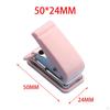 Hole Paper Punch for Cardboard Scrapbook with Closure Buckle Removable Waste Compartment Circle