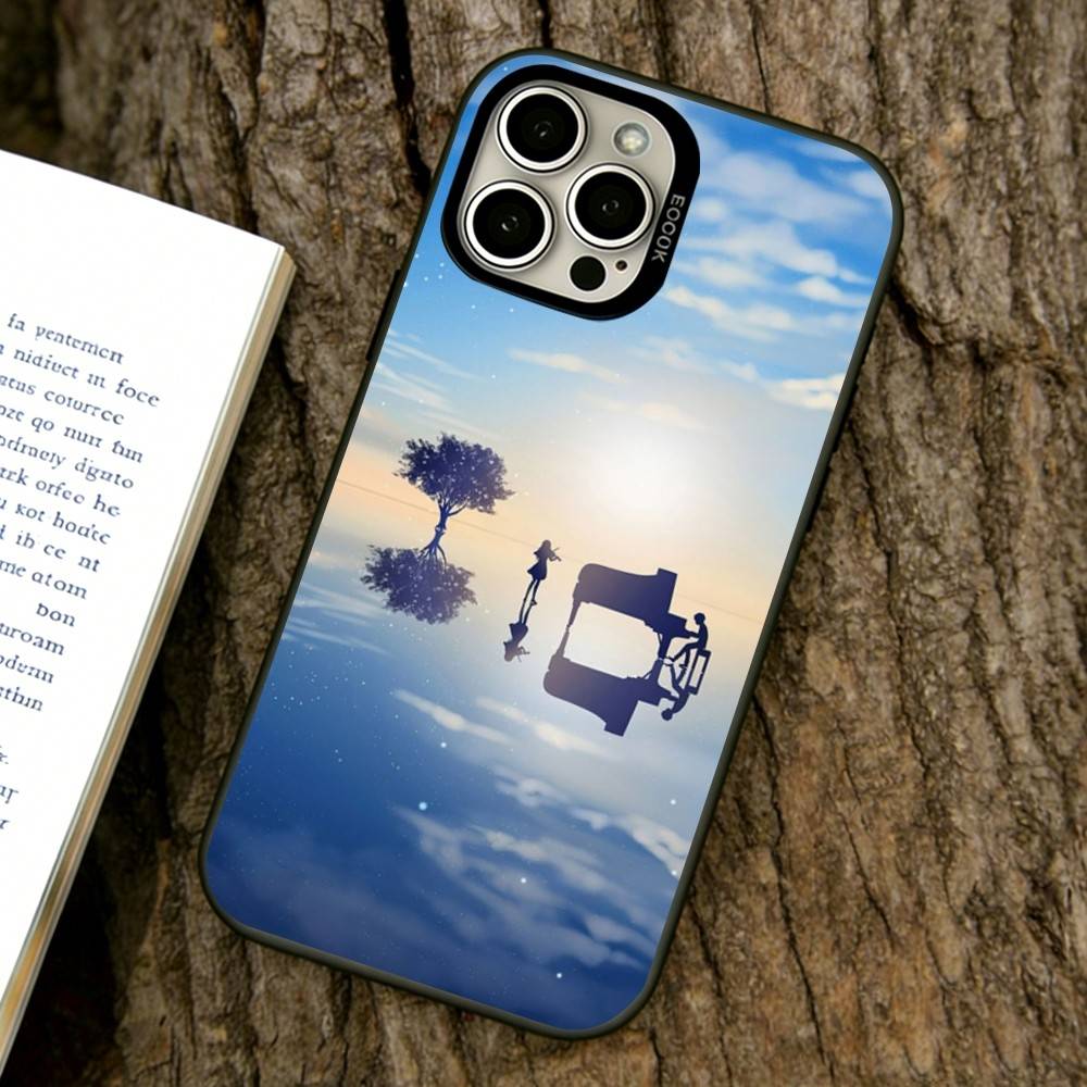 Your Lie in April Phone Case For iPhone 17,16,15,14,13,12,11 Plus,Pro Max,XS,Colorful Silver Black Cover