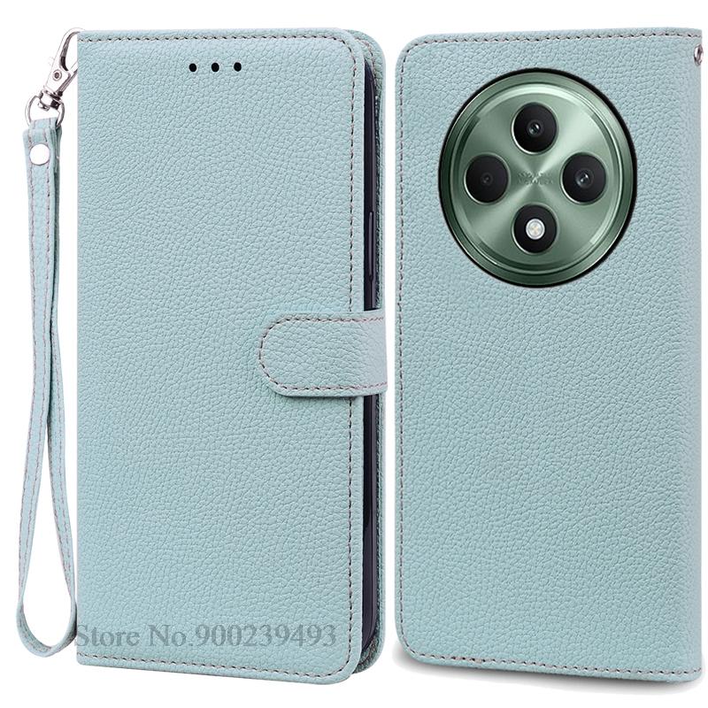 For Oppo Reno 12 FS 5G Etui Lommebok Lær Flip Cover For Oppo Reno 12F Etui Reno 12FS 12 F Reno12F Reno12 Fs Telefonetui Fundas