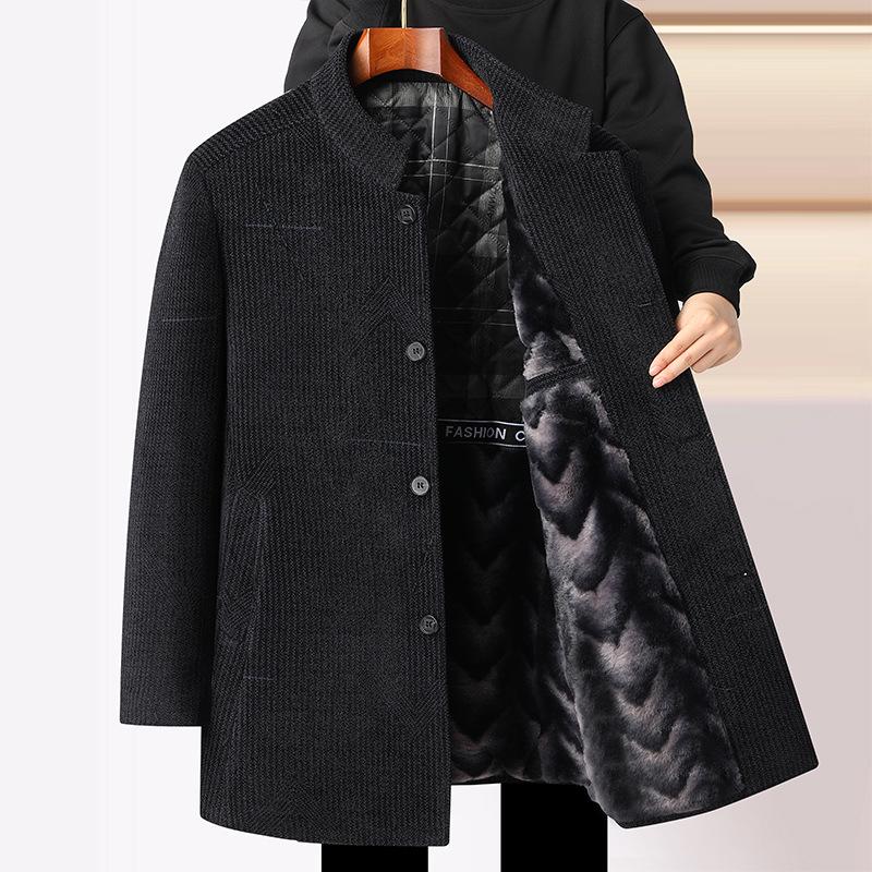 

Мужская куртка из шерсти синель: Повседневные, мягкие и утепленные модели для осени/зимы L темно-синий