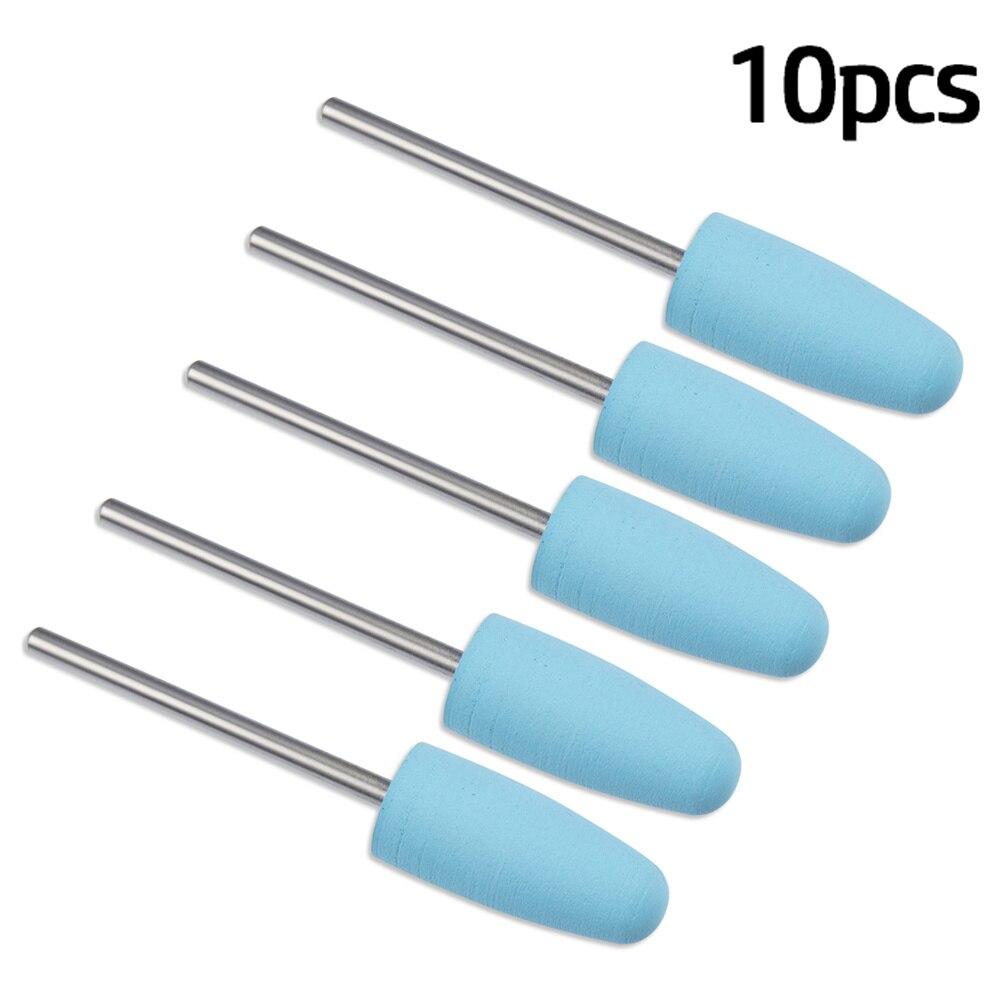 Cutter For Manicure Rubber  BuSilicone Ceramic Millingrr Nail Art Cutter Polishing Buffer Files Electric Machine Drill Bit