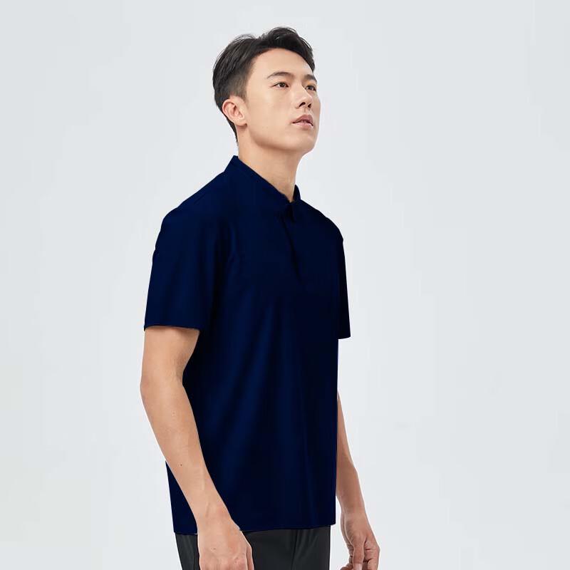 SCALER Men's Anti-Wrinkle Breathable Cool-Feel Short Sleeve Polo Shirt F4415193