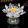 Tall Feet Quartz Crystal Lotus Multicolor Tall Feet Lotus Figurines  Wedding Party