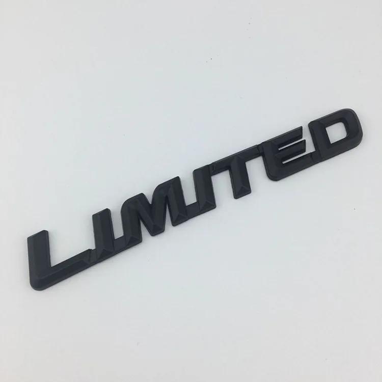 3D Metal Limited Emblem Logo Decal Car Fender Trunk Badge For Jeep Grand Cherokee Toyota Highlander Limited Sticker Accessories