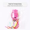 Steel Wire Feather & Fish Teaser Stick with Replacement Head for Cats