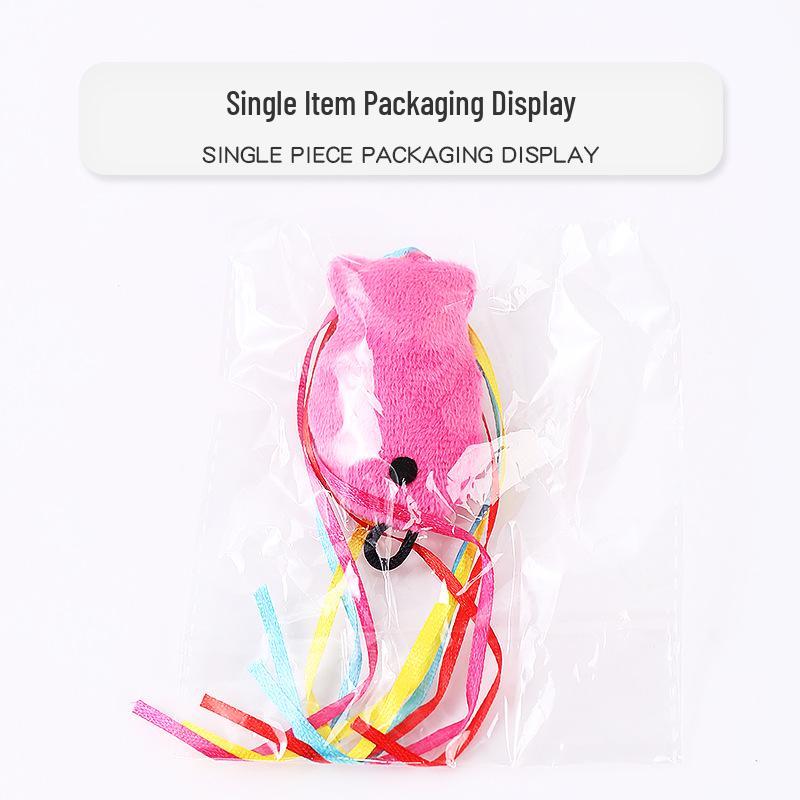 Steel Wire Feather & Fish Teaser Stick with Replacement Head for Cats