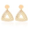 New Fashion Round Occident Clip On Earrings For Women Geometric Round Earring Wedding Jewelry