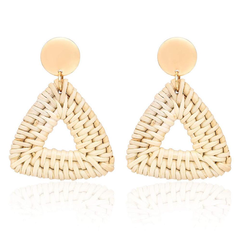 New Fashion Round Occident Clip On Earrings For Women Geometric Round Earring Wedding Jewelry