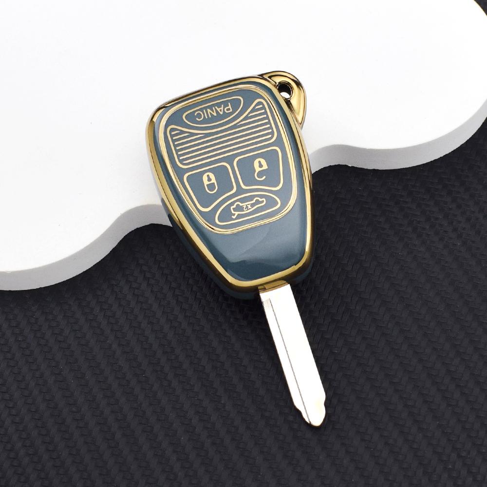 

Durable Anti-Scratch Car Key Cover Rings Fit Dodge Avenger Caliber Jeep Patriot Cherokee Compass Chrysler Pacifica 300C Voyager