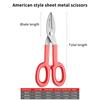 Professional Stainless Steel Scissors & Tin Snips For Metal, Leather & Copper Cutting - Multi-Directional Industrial Tool