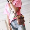 2025 European and American Retro PU Women's Shoulder Bag New Fashion Cat Bag Cartoon Owl Crossbody Bag Creative Coin Purse