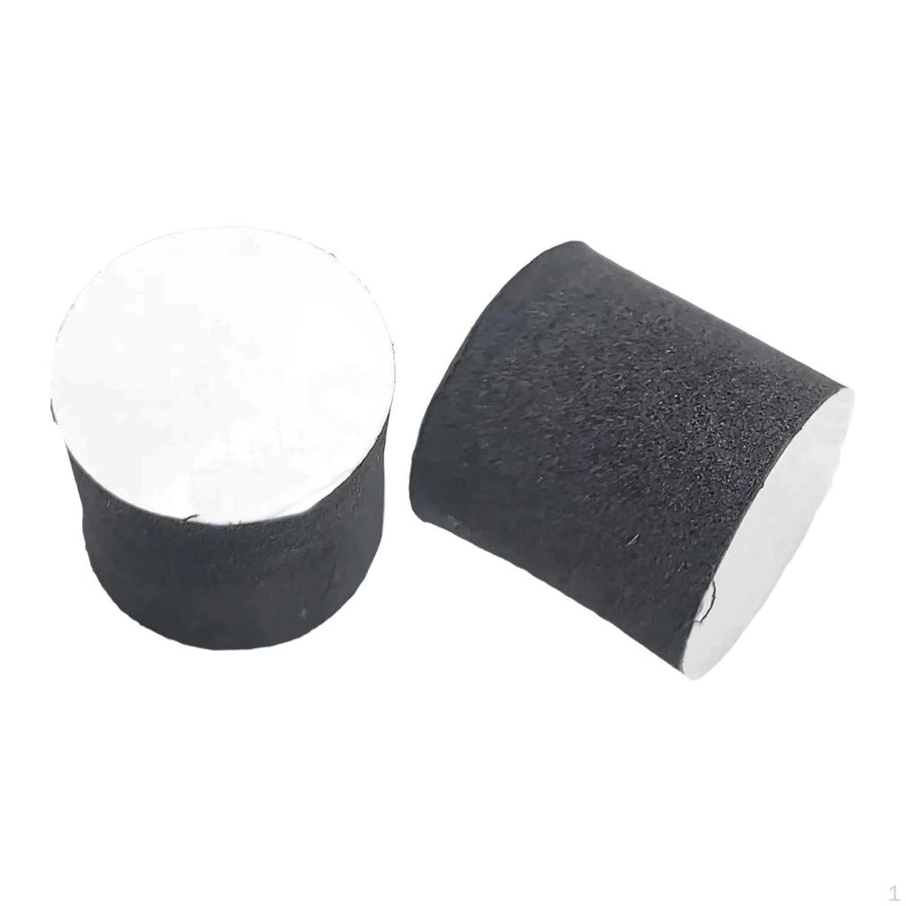 2 Pieces Electric Drum Trigger Sponge Foam Accessories DIY Lightweight Easy Installation Black for