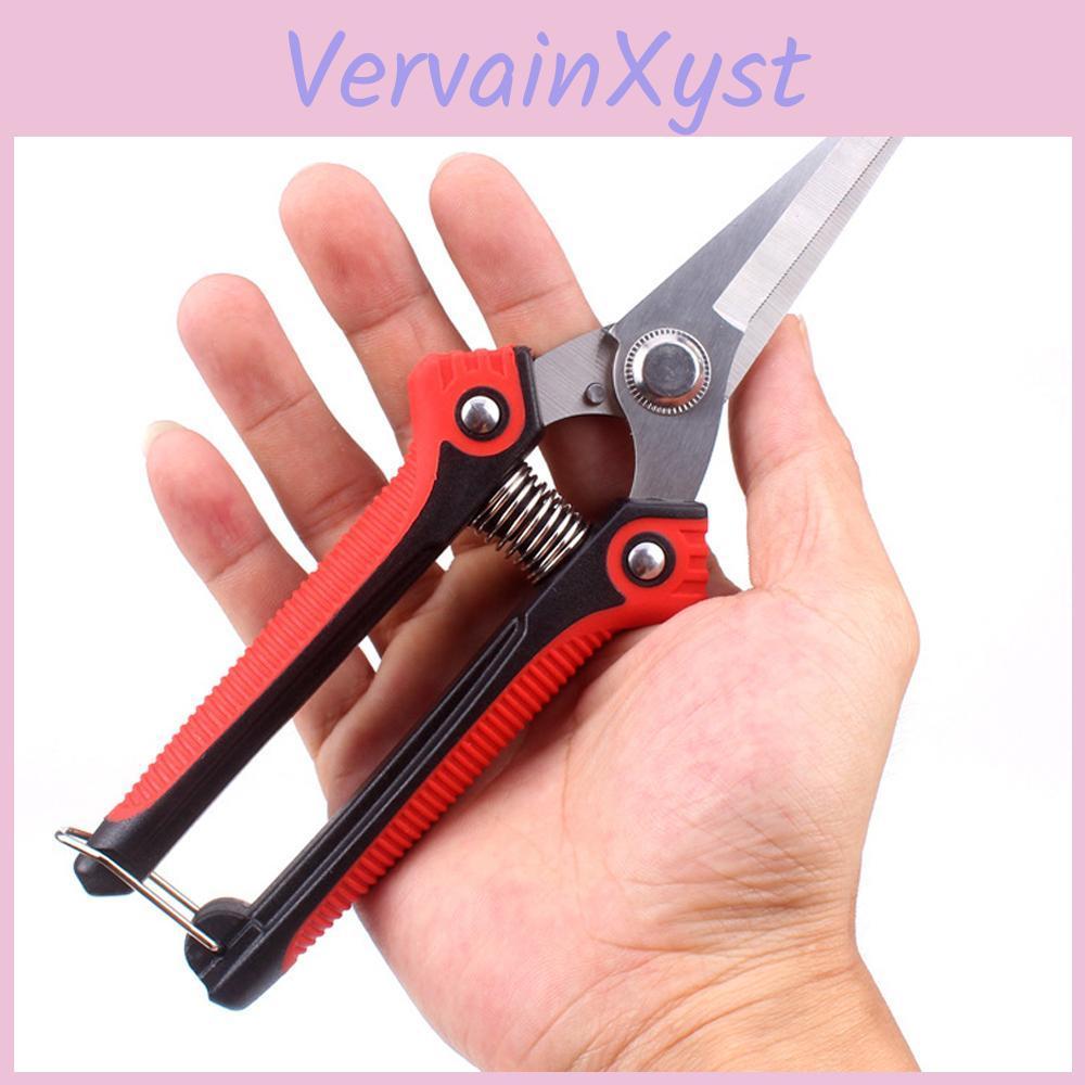 Stainless Scissors Shear Pruning Branch Steel Nonslip Handle Sharp Garden Fruit Tree Pruning Garden Tools