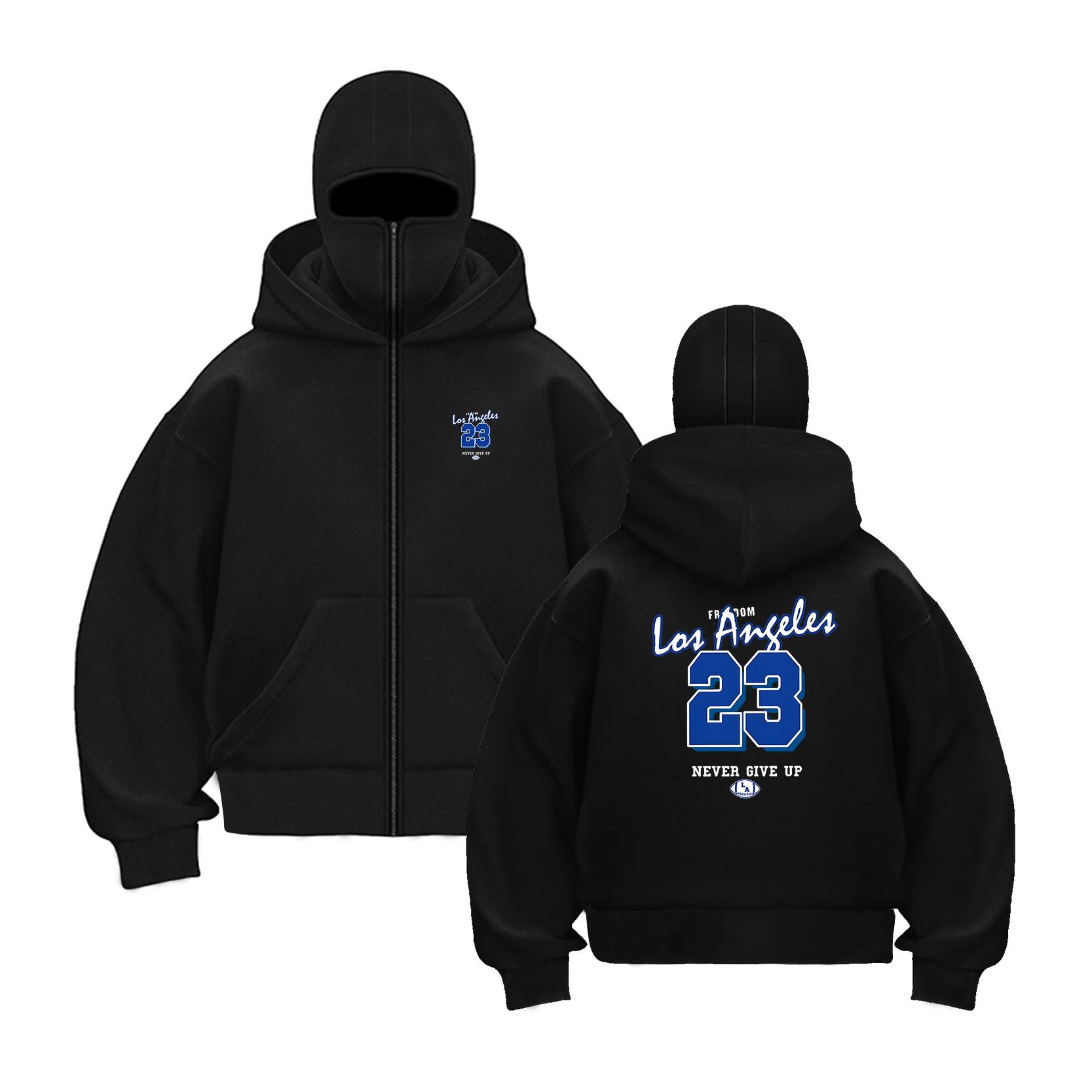 

Los Angeles 23 Graphic Men s zipper printing Hoodies Men s Women Hip Hop Hooded Sweatshirt Fashion Casual Oversized Hoodie 3XL