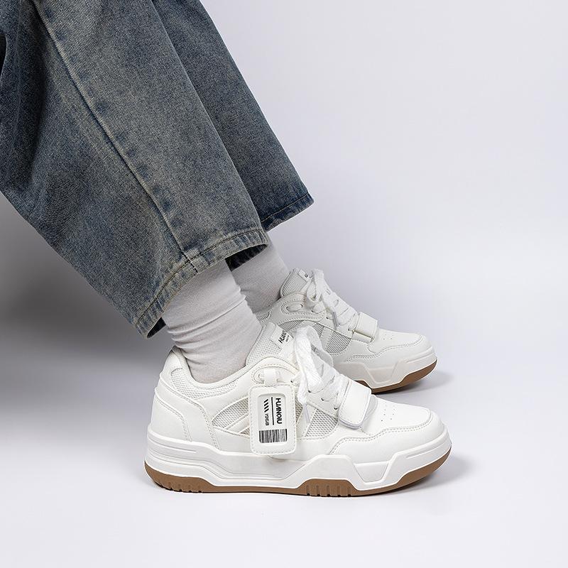 Global invisible heightening board shoes ZHQ68366G summer new trendy men's shoes niche thick-soled heightening white shoes